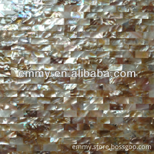 River mother of pearl freshwater shell mosaic tile Brick pattern